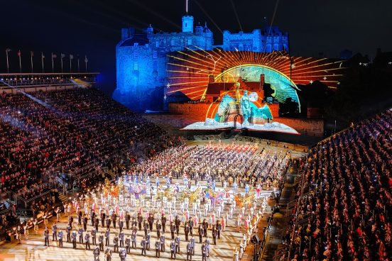Edinburgh Military Tattoo 2023 Creative Technology projection