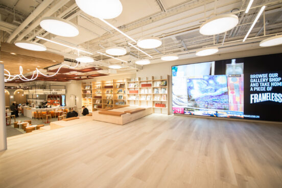 CT Deliver Complex Video System Infrastructure for Frameless Immersive Art Experience